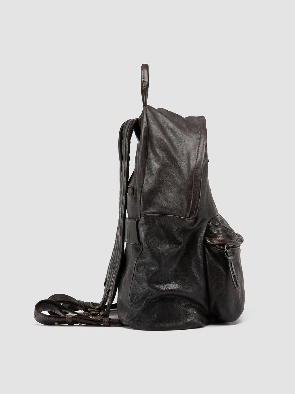 OC PACK 004 - Brown Leather Backpack Officine Creative - 3