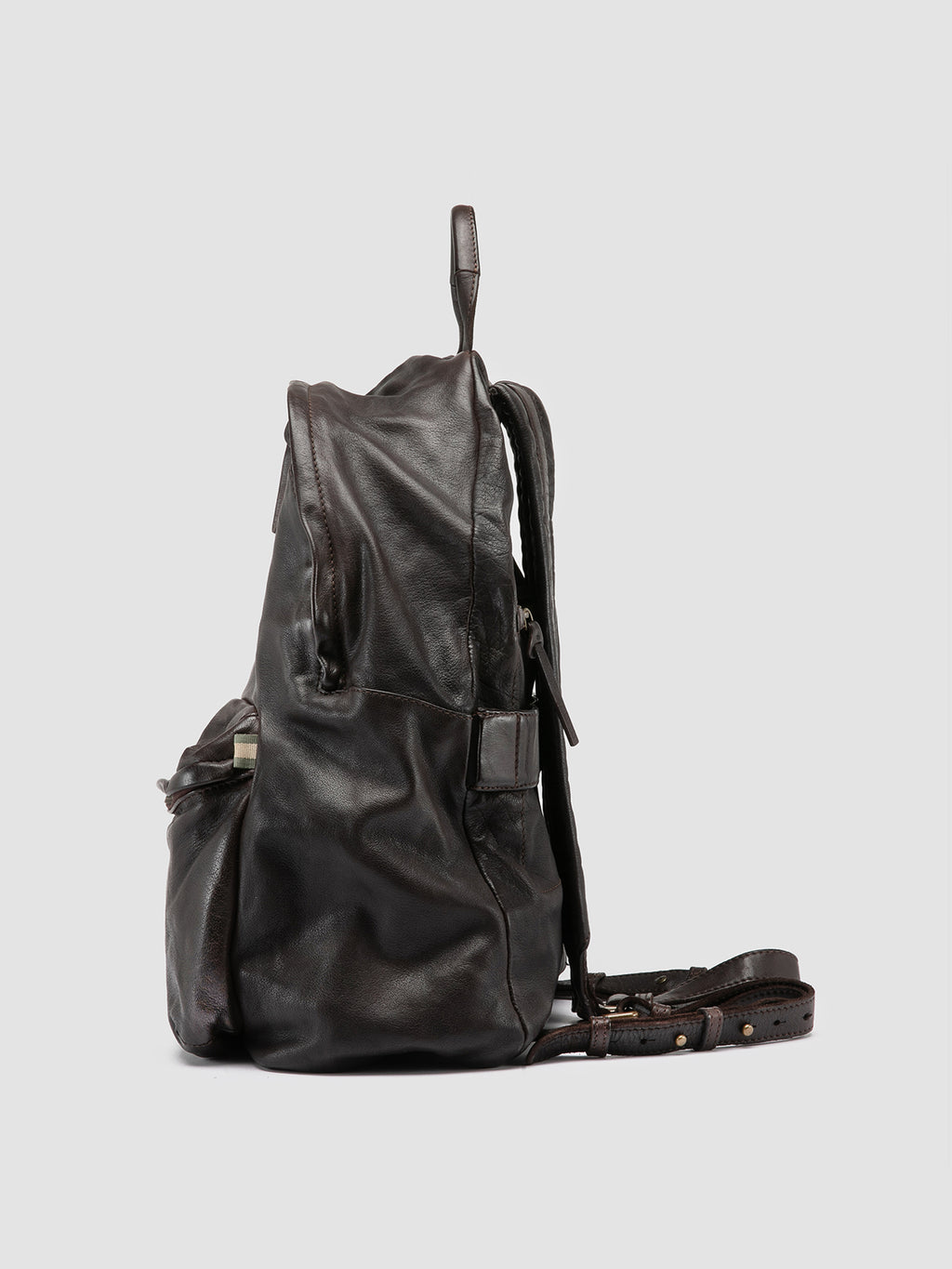 OC PACK 004 - Brown Leather Backpack Officine Creative - 5