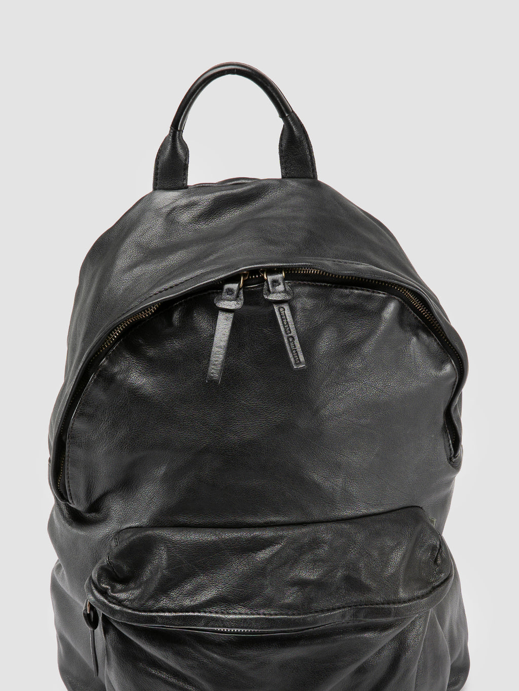 OC PACK 004 - Black Leather Backpack Officine Creative - 2