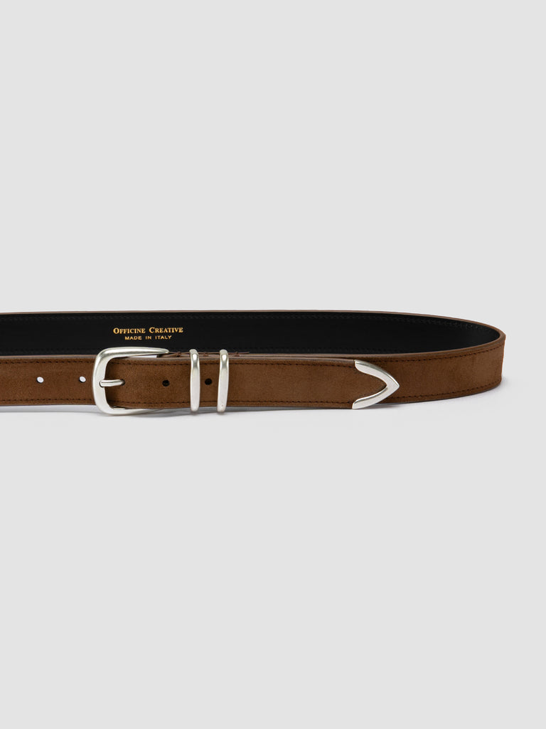 OC STRIP 074 - Brown Suede Belt Officine Creative - 4