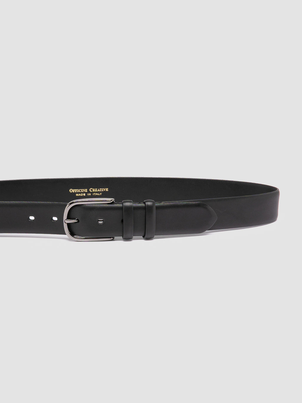 OC STRIP 079 - Black Leather Belt Officine Creative - 4