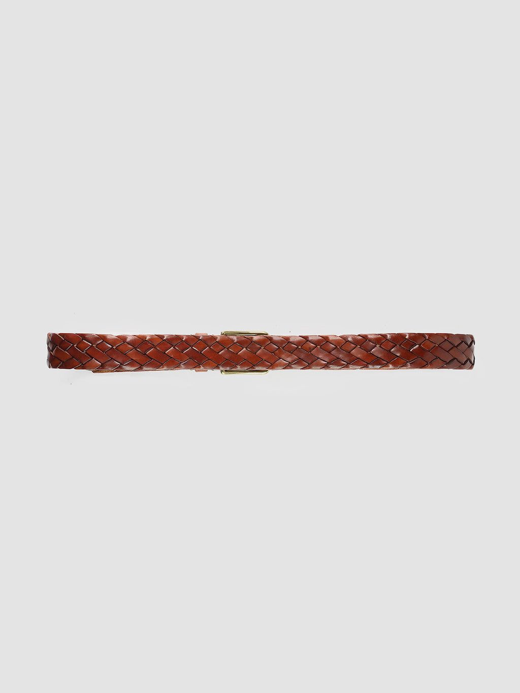 OC STRIP 21 - Tan Woven Leather Belt Officine Creative - 3