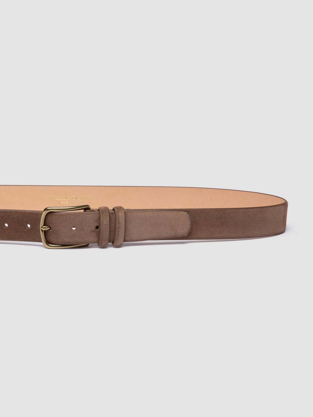 OC STRIP 33 - Taupe Suede Belt