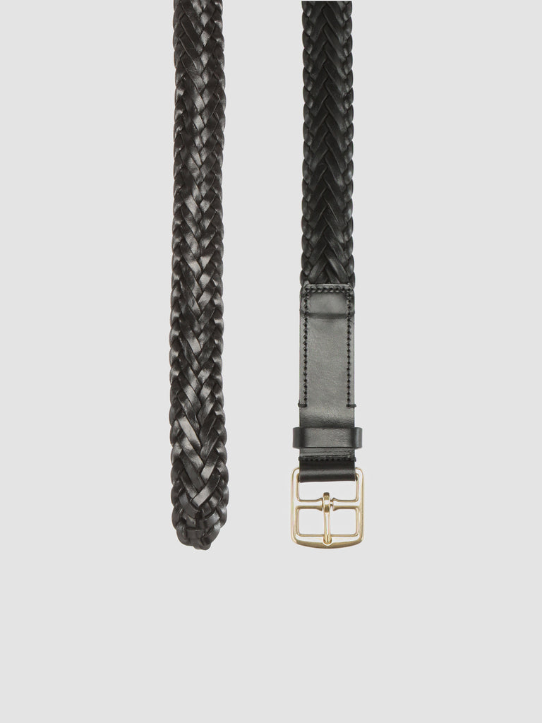 OC STRIP 054 - Black Leather Belt Officine Creative - 2