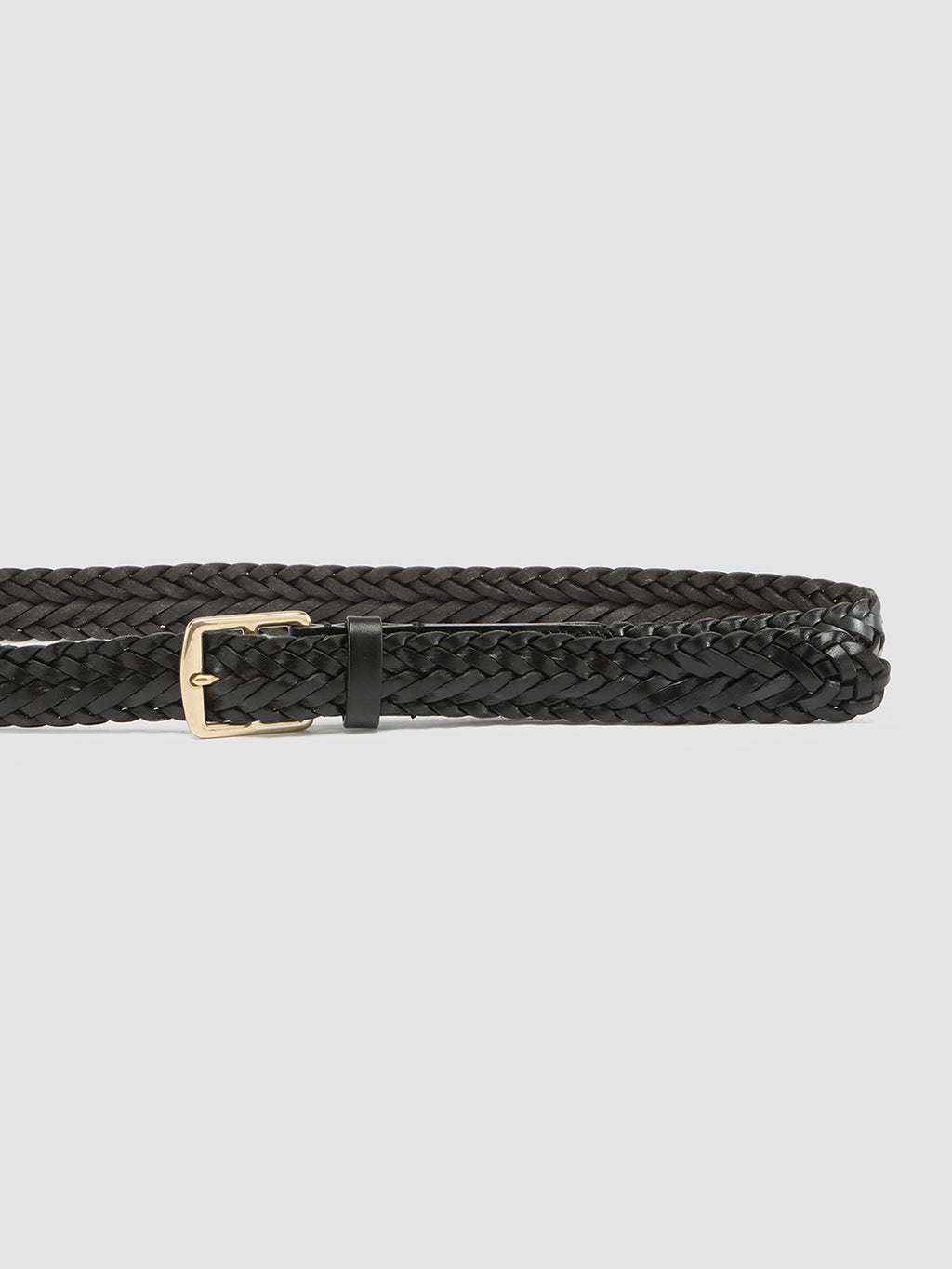 OC STRIP 054 - Black Leather Belt Officine Creative - 4