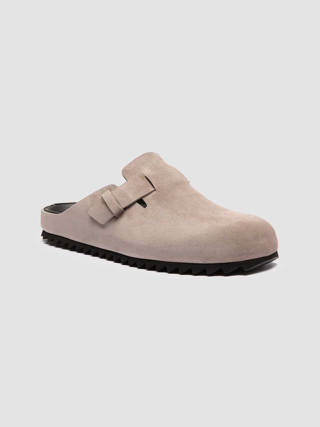 AGORÀ 012 - Grey Suede Mule Sandals