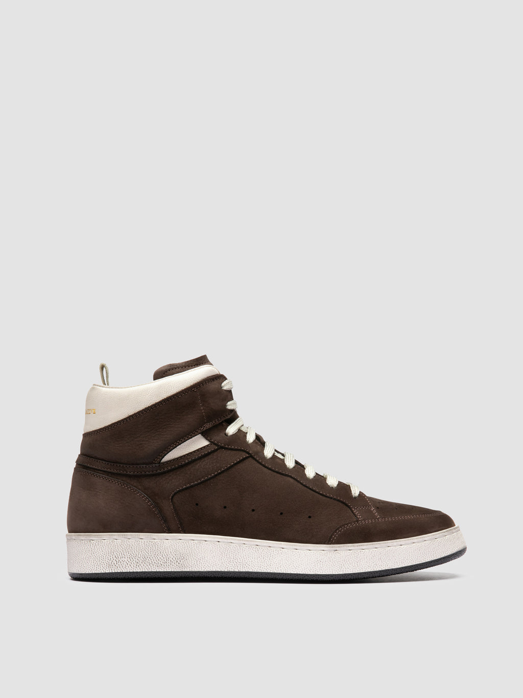 THE ANSWER 004 - Braune Sneakers aus Leder und Wildleder