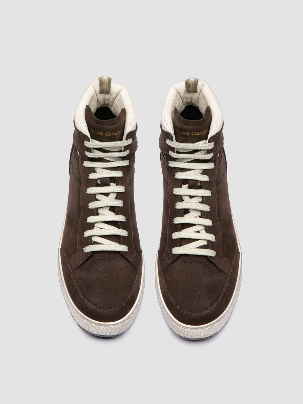 THE ANSWER 004 - Braune Sneakers aus Leder und Wildleder