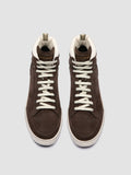 THE ANSWER 004 - Braune Sneakers aus Leder und Wildleder