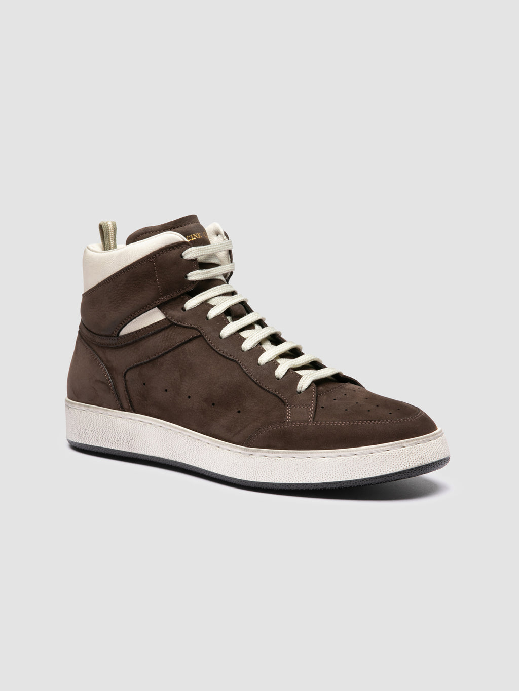 THE ANSWER 004 - Braune Sneakers aus Leder und Wildleder