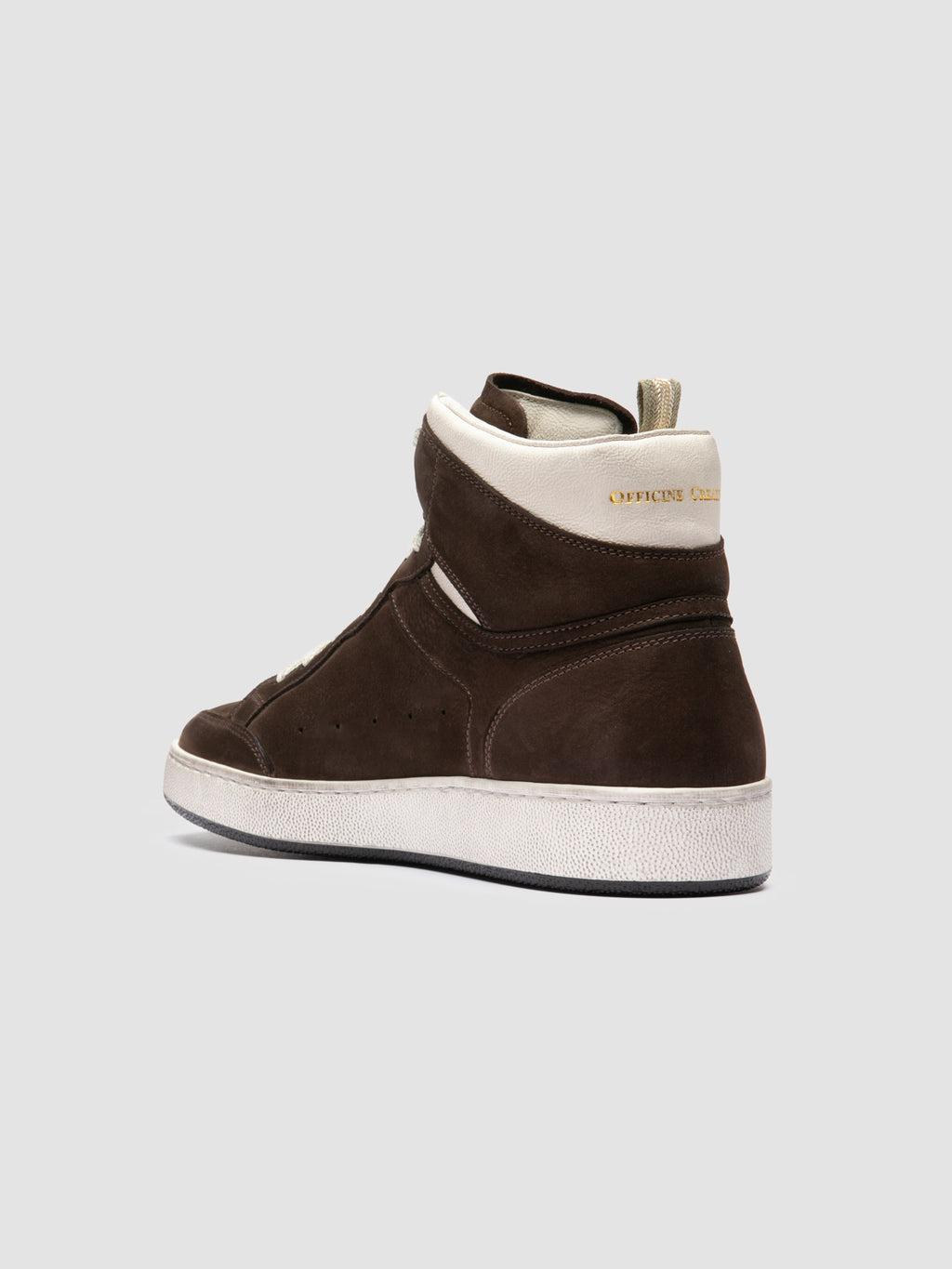 THE ANSWER 004 - Braune Sneakers aus Leder und Wildleder