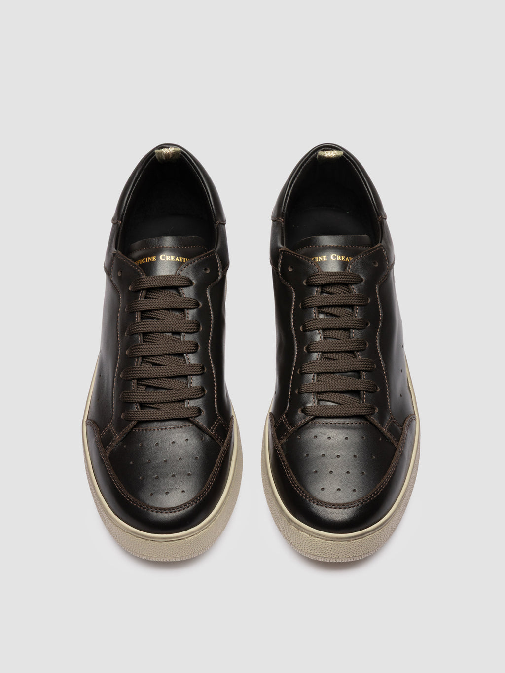 THE ANSWER 005 - Brown Leather Sneakers