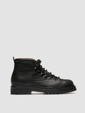 ARTIK FLEXI 002 - Schwarze Schnürstiefel aus Leder