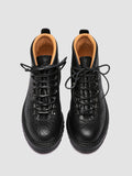 ARTIK FLEXI 002 - Schwarze Schnürstiefel aus Leder