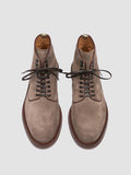 ASTON FLEXI 003 - Taupe Suede Lace Up Boots