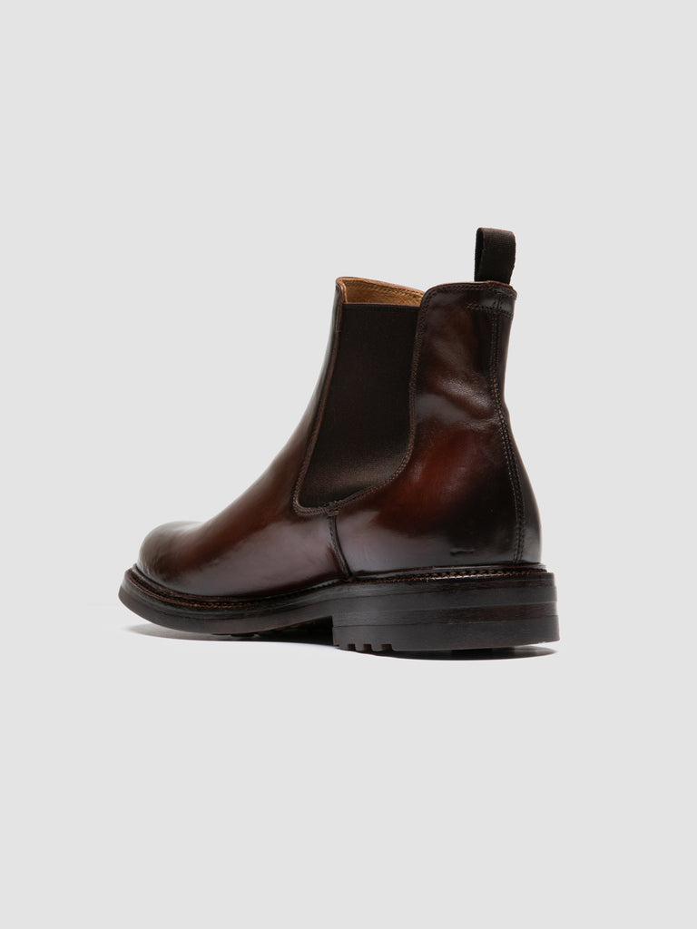 ASTON FLEXI 004 - Brown Leather Chelsea Boots