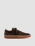 ASSET 001: Mens Brown Suede Low Top Sneakers Officine Creative - 1