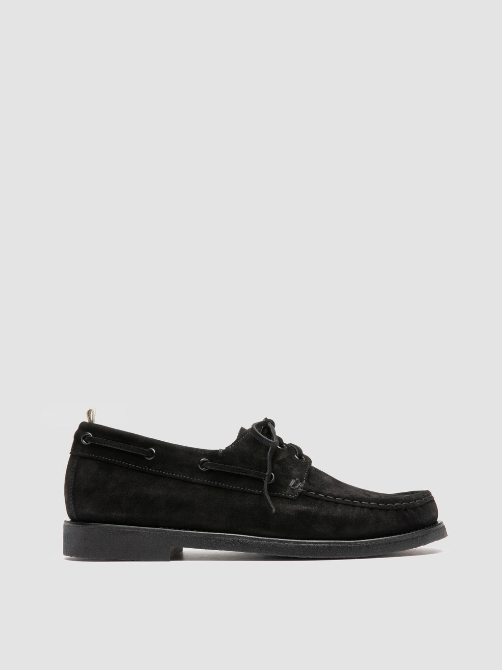 BALFRON FLEXI 003 - Black Suede Boat Shoes
