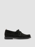 BALFRON FLEXI 003 - Black Suede Boat Shoes