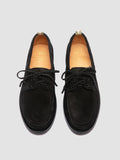 BALFRON FLEXI 003 - Black Suede Boat Shoes