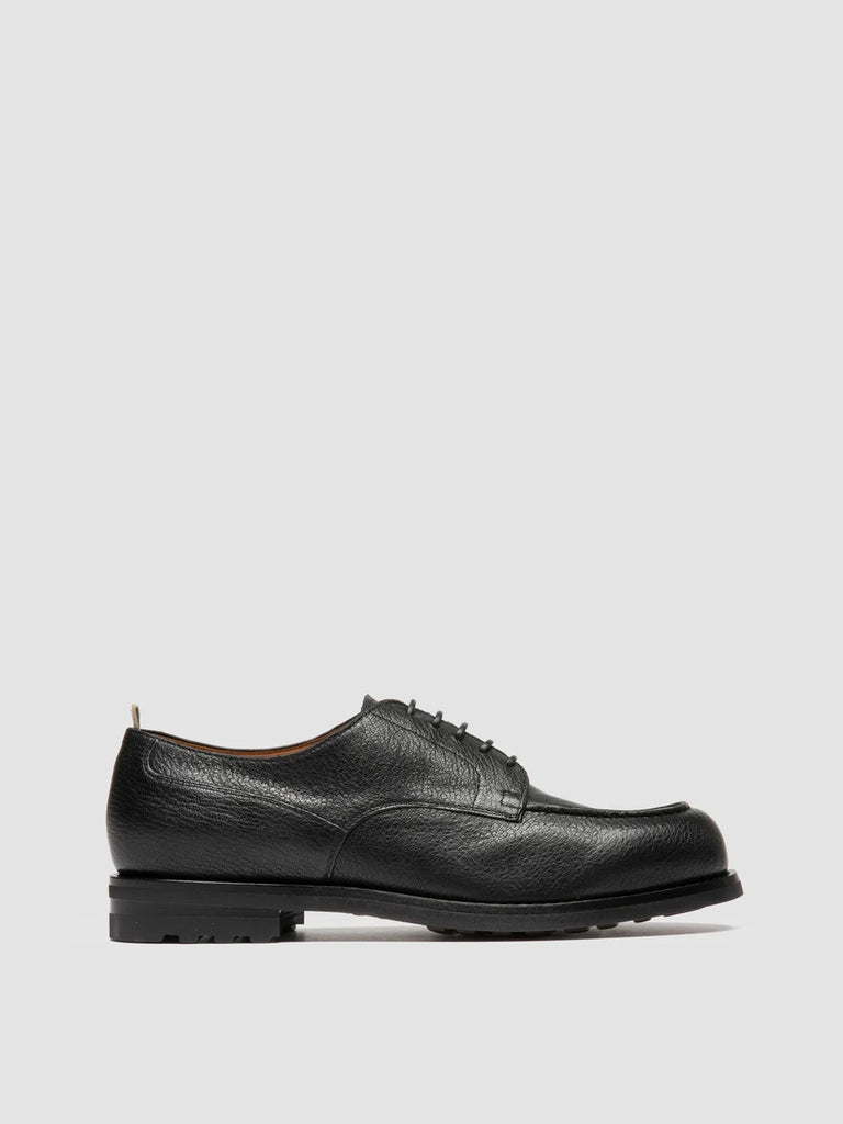 BALATA FLEXI 001 - Black Leather Derby Shoes
