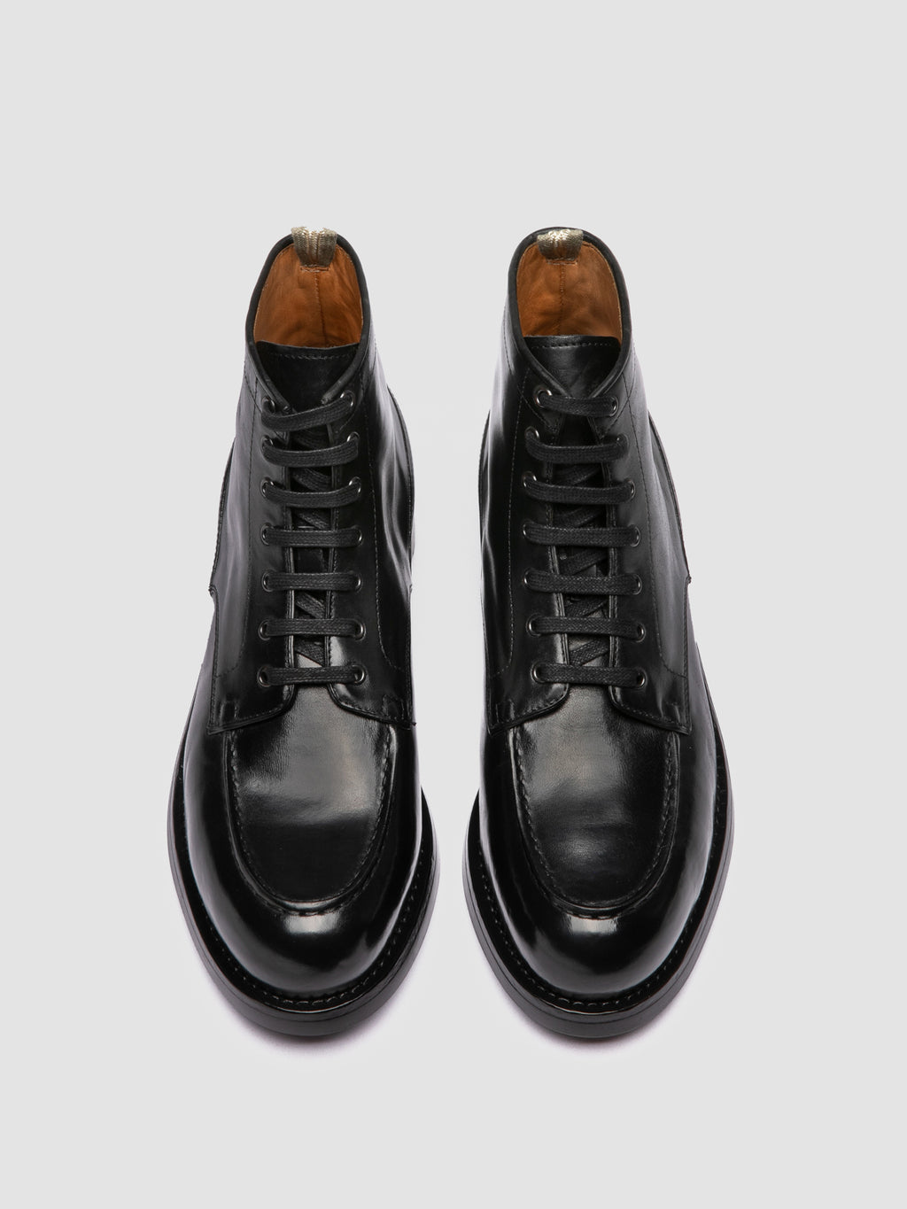 BALATA FLEXI 002 - Schwarze Schnürstiefel aus Leder