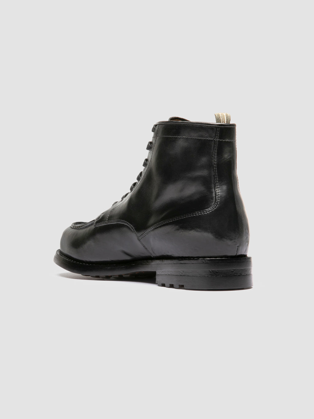 BALATA FLEXI 002 - Schwarze Schnürstiefel aus Leder