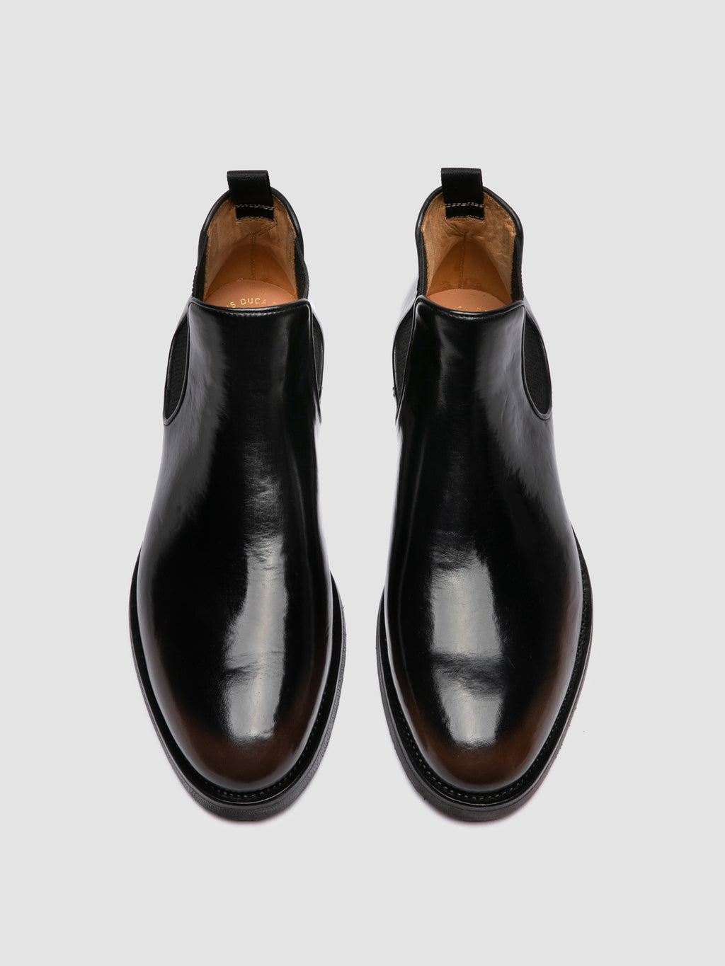 BARITON FLEXI 002 - Black Leather Chelsea Boots - image OCUBIFL002CANY6D118400 - 2
