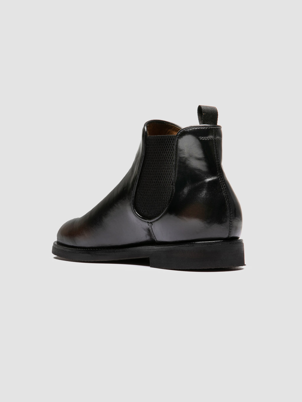 BARITON FLEXI 002 - Black Leather Chelsea Boots - image OCUBIFL002CANY6D118400 - 4