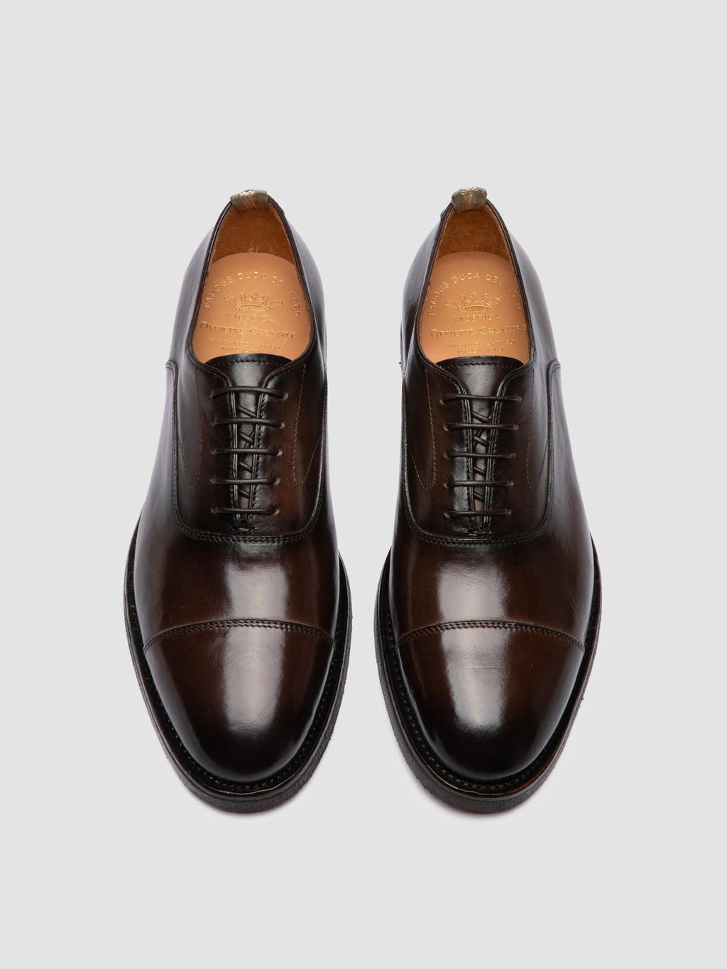 BARITON FLEXI 003 - Braune Oxford-Schuhe aus Leder