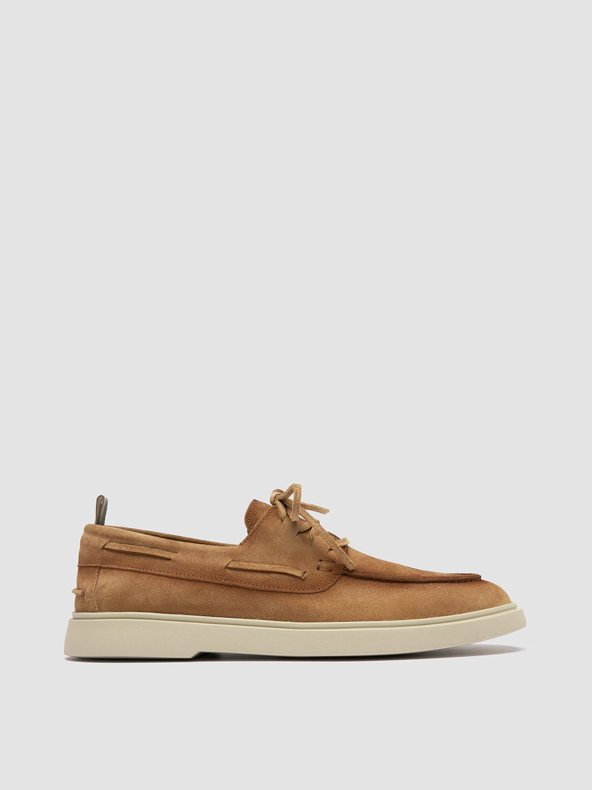 OFFICINE CREATIVE - Men's brown suede boat shoes