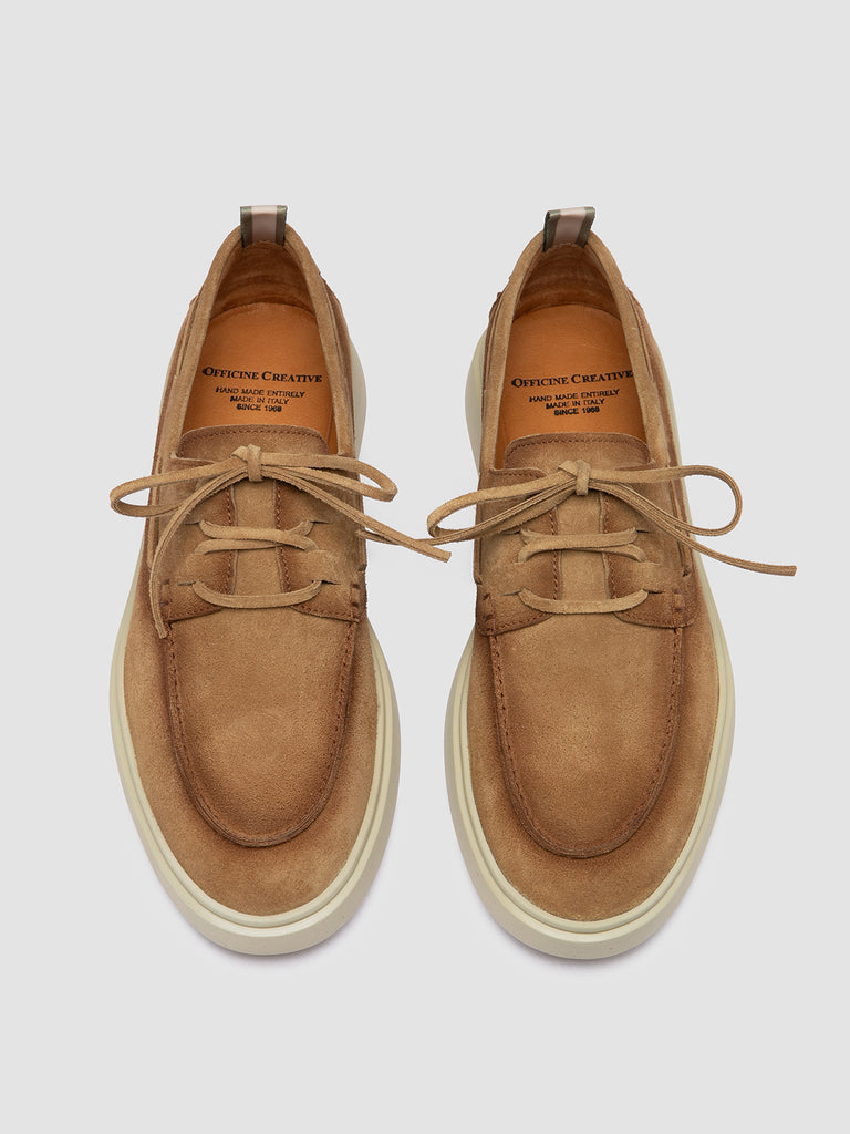 BONES 013 - Camel Suede Boat Shoes-hover