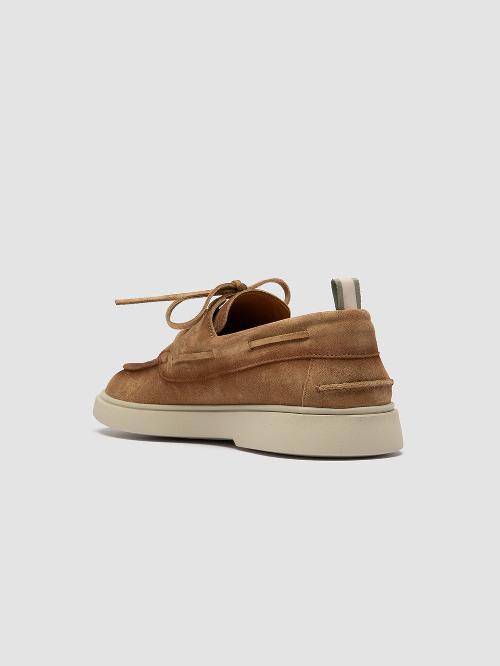 BONES 013 - Camel Suede Boat Shoes