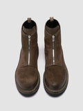 BULLA DD LUG 114 - Taupe Suede Zip Boots