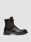 BULLA DD LUG 114 - Grey Leather Zip Boots