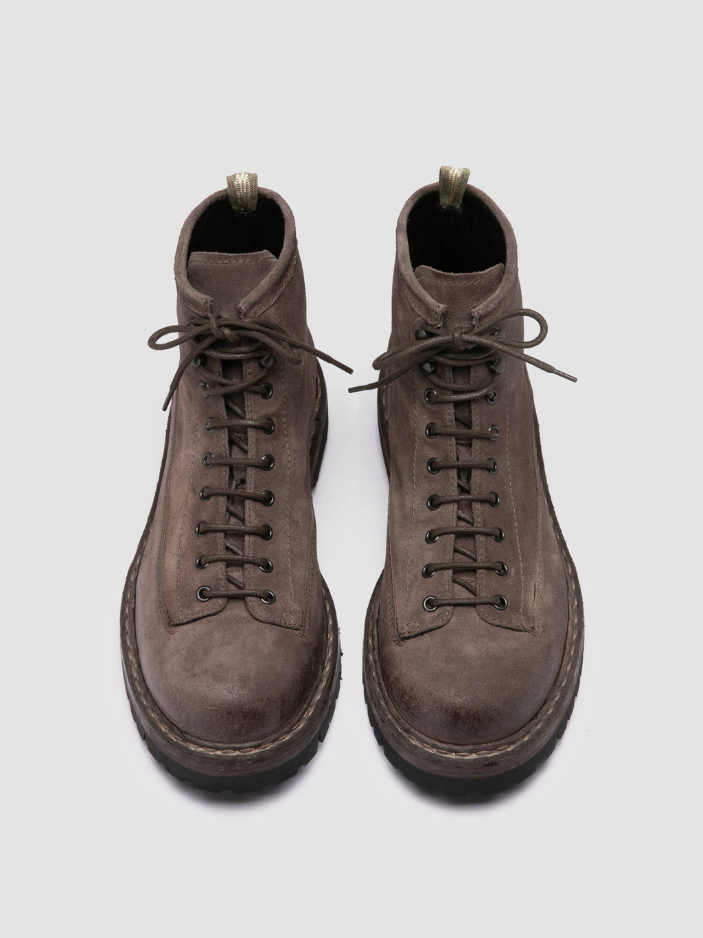 BULLA DD LUG 115 - Taupe Suede Lace Up Boots