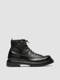 BULLA DD LUG 115 - Black Leather Lace Up Boots