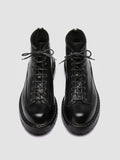BULLA DD LUG 115 - Black Leather Lace Up Boots