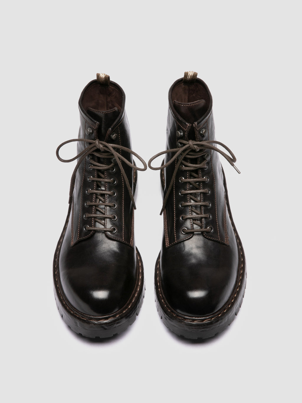 BULLA DD LUG 116 - Brown Leather Lace Up Boots - image OCUBUDG116NOVAKD215400 - 2