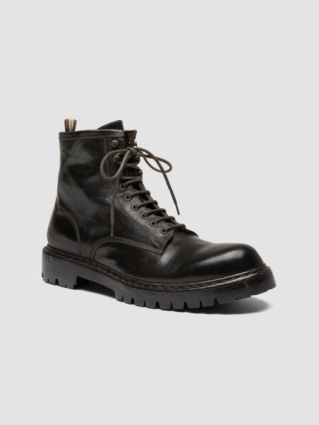 BULLA DD LUG 116 - Brown Leather Lace Up Boots - image OCUBUDG116NOVAKD215400 - 3