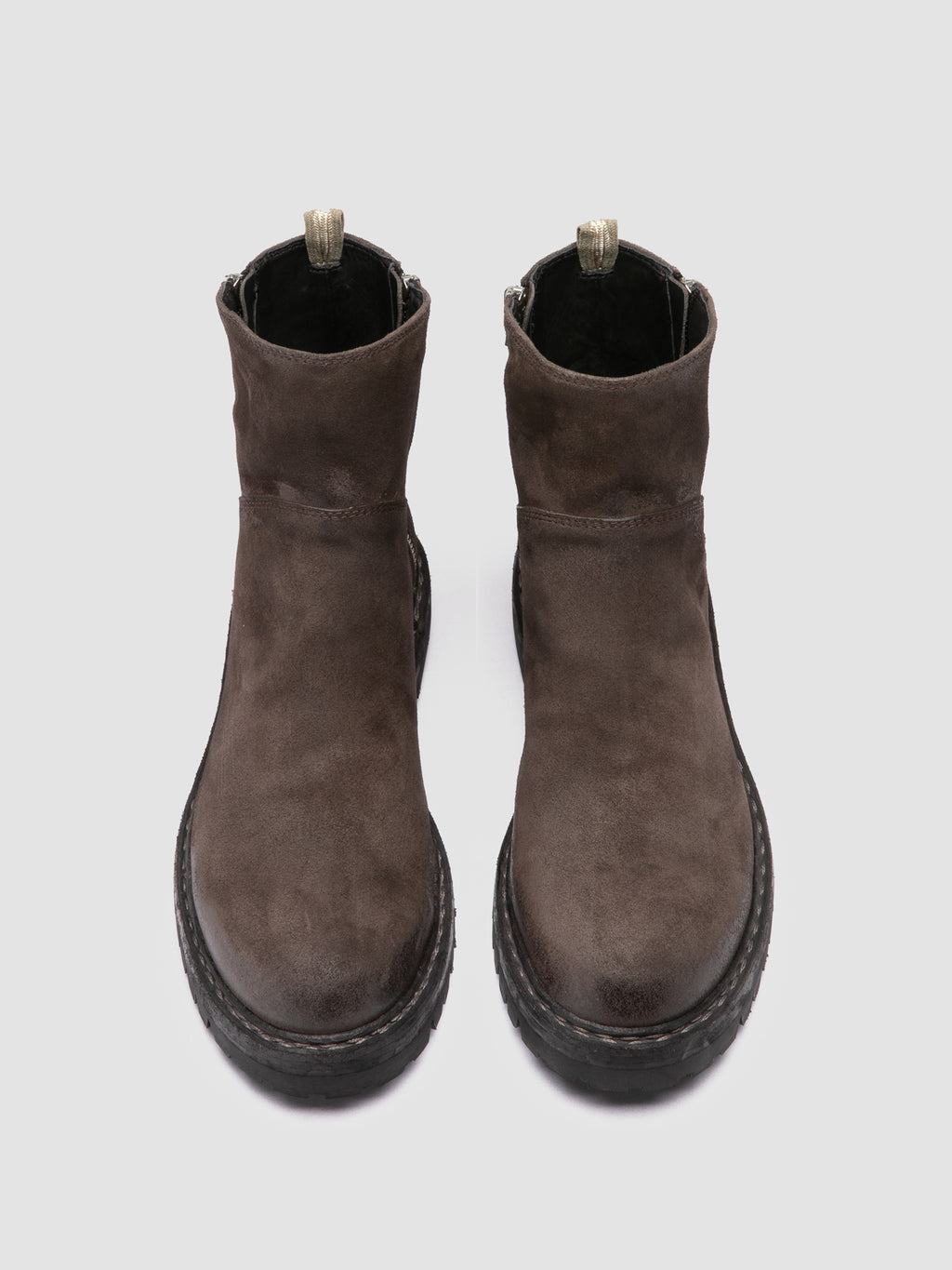 BULLA DD LUG 118 - Brown Suede Zip Boots