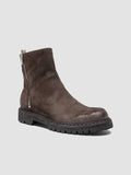 BULLA DD LUG 118 - Brown Suede Zip Boots