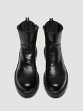 BULLA DD LUG 118 - Black Leather Zip Boots