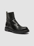 BULLA DD LUG 118 - Black Leather Zip Boots