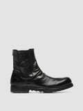 BULLA DD 104 - Black Leather Zipped Boots