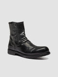 BULLA DD 104 - Black Leather Zipped Boots