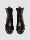 BULLA DD 105 - Braune Lederstiefel mit Reißverschluss