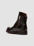 BULLA DD 105 - Braune Lederstiefel mit Reißverschluss
