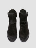 BULLA DD 113 - Black Suede Zipped Boots
