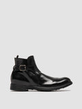 Men's Black Leather Zipped Boots: CHRONICLE 068 Officine Creative - 1